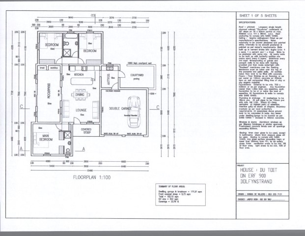 Property Dolfynstrand, Dwarskersbos - For Sale